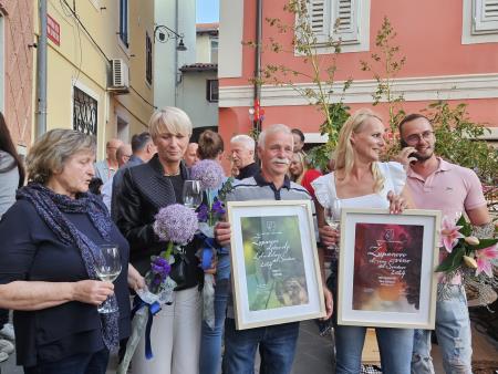 Z leve: dr. Milena B. Miklavčič, Tamara Rusjan, Milan Klodič, Mojca in Reni Markovič 